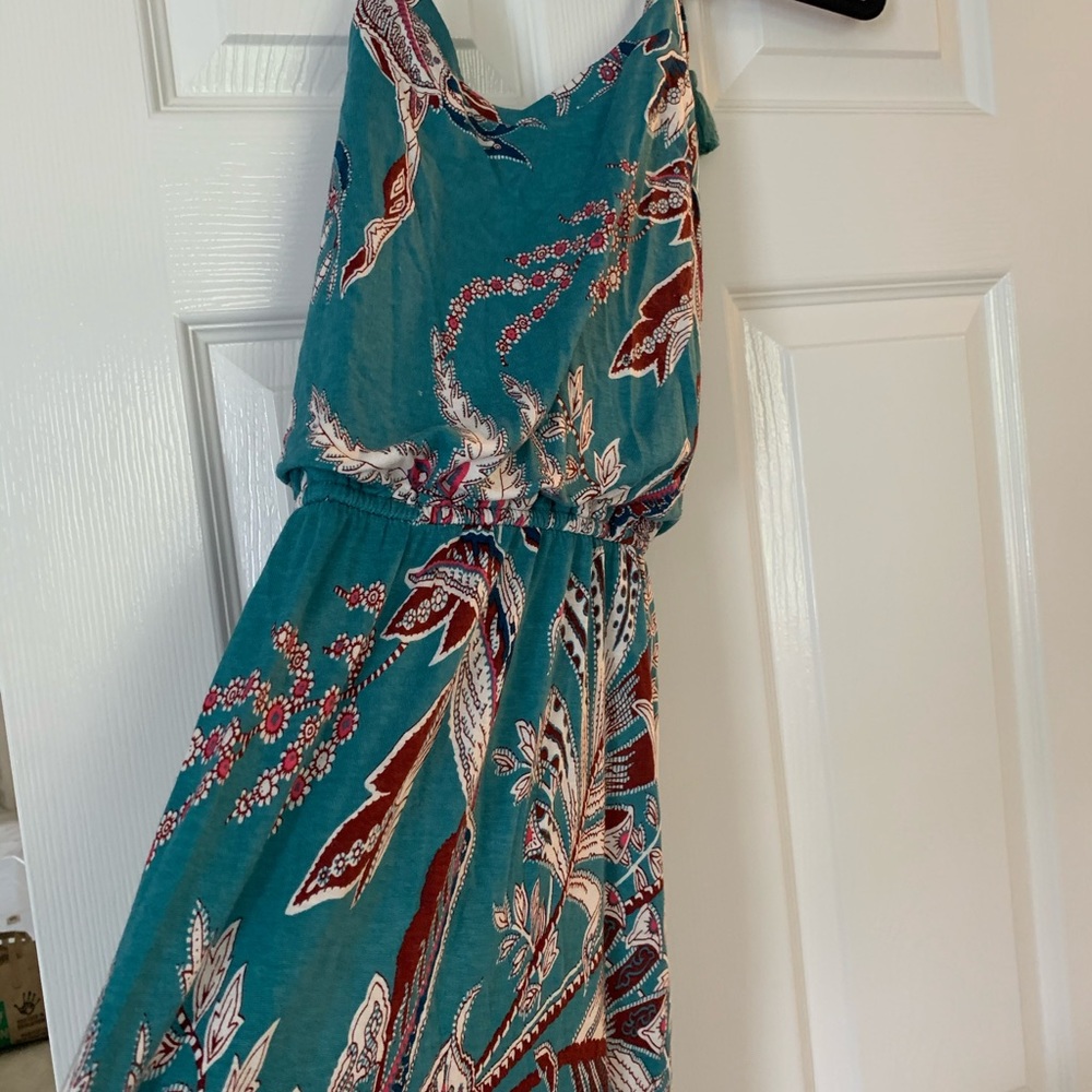Print maxi dress